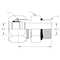 World Wide Fittings Flareless Compression to Male O-Ring Boss Straight 7315X08X10 - alternate 2